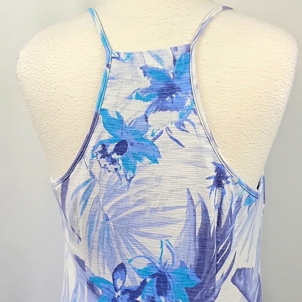 Tommy Bahama Floral Tropical Sundress Blue/ White Size Large - Picture 9 of 15